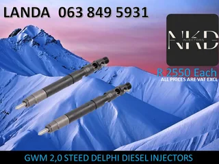 Gwm 2.0 Steed Diesel Injectors For Sale Or Recon With Warranty