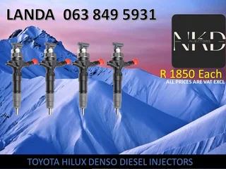Toyota Hilux Diesel Injectors For Sale Or Recon With Warranty