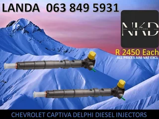 Chevrolet Captiva Diesel Injectors For Sale Or Recon With Warranty