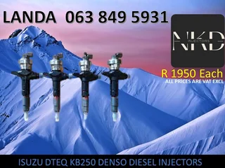 Isuzu Dteq Kb250 Diesel Injectors For Sale Or Recon With Warranty