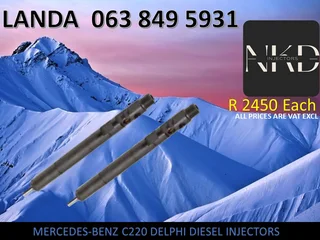 Mercedes C220 Diesel Injectors For Sale Or Recon With Warranty