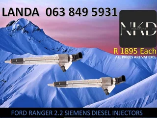 Ford Ranger 2.2 Diesel Injectors For Sale Or Recon With Warranty