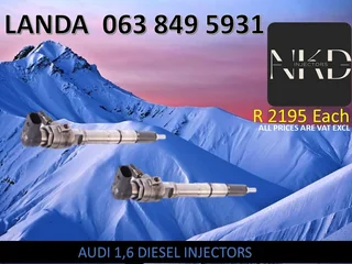 Audi 1.6 Diesel Injectors For Sale Or Recon With Warranty