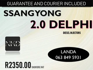 Ssangyong 2.0 Injectors For Sale And Recon
