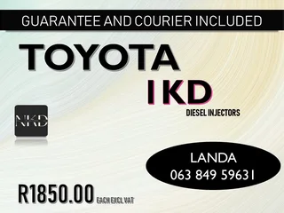 Toyota 1kd Injectors For Sale And Recon