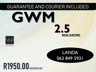Gwm 2.5 Injectors For Sale And Recon