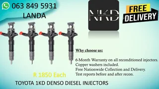 Toyota 1kd Diesel Fuel Injectors