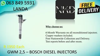 HYUNDAI TERRACAN 2.9 DIESEL FUEL INJECTORS