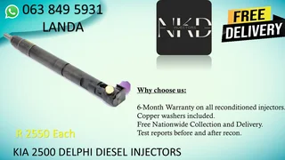 Kia 2500 Diesel Fuel Injectors