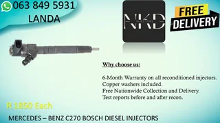 KIA 2500 DIESEL FUEL INJECTORS