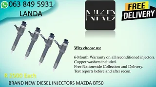 Mazda Bt50 Brand New Diesel Fuel Injectors