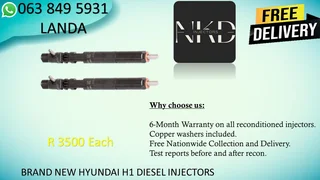 Hyundai H1 Brand New Diesel Fuel Injectors
