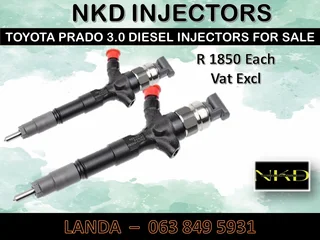 TOYOTA 2KD FUEL INJECTORS FOR SALE