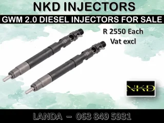 GWM 2.5L FUEL INJECTORS FOR SALE