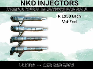 GWM 2.5L FUEL INJECTORS FOR SALE