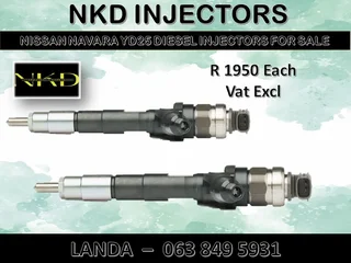 Nissan Navara Yd25 Diesel Fuel Injectors For Sale