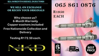 MAHINDRA MHAWK 2.2 DIESEL INJECTORS FOR SALE WE SELL ON EXCHANGE OR RECON