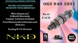 MAHINDRA SCORPIO DIESEL INJECTORS FOR SALE WE SELL ON EXCHANGE OR RECON
