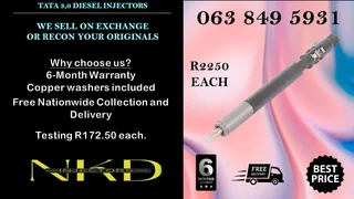 HYUNDAI H100 DIESEL INJECTORS FOR SALE WE SELL ON EXCHANGE OR RECON
