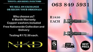 MERCEDES BENZ VITO DIESEL INJECTORS FOR SALE WE SELL ON EXCHANGE OR RECON