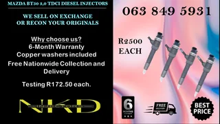 HYUNDAI H1 DIESEL INJECTORS FOR SALE WE SELL ON EXCHANGE OR RECON