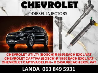 Chevrolet Captiva Top Quality Injectors For Sale