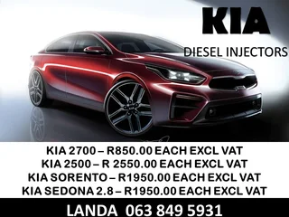 Kia 2700 Top Quality Diesel Injectors For Sale