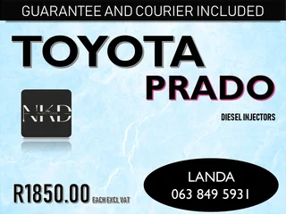 Toyota Prado Diesel Injectors For Sale Or Same Day Recon