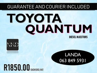 Toyota Quantum Diesel Injectors For Sale Or Same Day Recon
