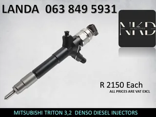 TOYOTA 2KD DIESEL INJECTORS FOR SALE OR SAME DAY RECON