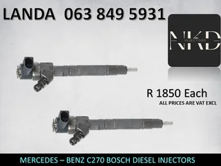 GWM 2.5 DIESEL INJECTORS FOR SALE OR SAME DAY RECON