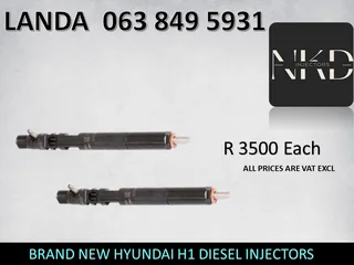 Hyundai H1 New Diesel Injectors For Sale Or Same Day Recon