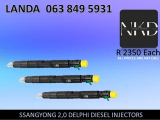 Ssangyong 2.0 Diesel Injectors For Sale We Sell On Exchange And Recon