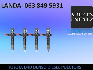 Toyota D4d Diesel Injectors For Sale We Sell On Exchange And Recon