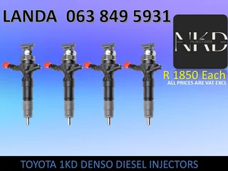 Toyota 1kd Diesel Injectors For Sale We Sell On Exchange And Recon