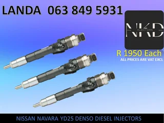 TOYOTA 1KD DIESEL INJECTORS FOR SALE WE SELL ON EXCHANGE AND RECON