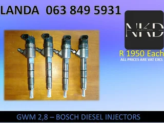 CHEVROLET CAPTIVA NEW DIESEL INJECTORS FOR SALE WE SELL ON EXCHANGE AND RECON
