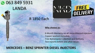 HYUNDAI H1 DIESEL INJECTORS FOR SALE WE SELL NEW ON EXCHANGE AND RECON