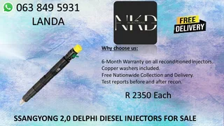 Ssangyong 2.0 Diesel Injectors For Sale We Sell New On Exchange And Recon