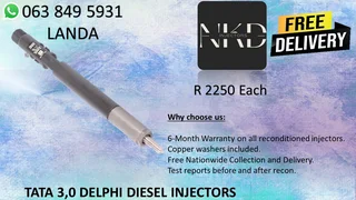 MAHINDRA SCORPIO DIESEL INJECTORS FOR SALE WE SELL NEW ON EXCHANGE AND RECON