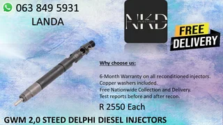 MERCEDES BENZ C270 DIESEL INJECTORS FOR SALE WE SELL NEW ON EXCHANGE AND RECON