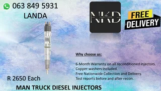 GWM 2.0 STEED DIESEL INJECTORS FOR SALE WE SELL NEW ON EXCHANGE AND RECON
