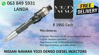 TATA 3.0 DIESEL INJECTORS FOR SALE WE SELL NEW ON EXCHANGE AND RECON