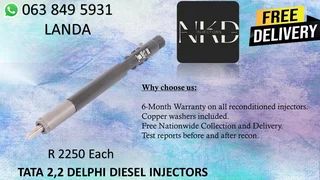 TOYOTA 1KD DIESEL INJECTORS FOR SALE WE SELL NEW ON EXCHANGE AND RECON