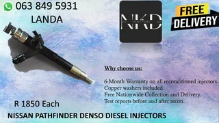 NISSAN NP200 DIESEL INJECTORS FOR SALE WE SELL NEW ON EXCHANGE AND RECON
