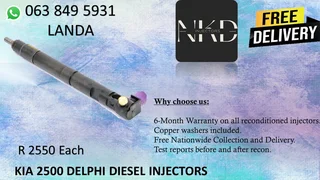 Kia 2500 Diesel Injectors For Sale We Sell New On Exchange And Recon