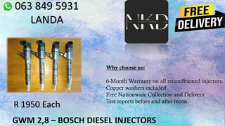 Gwm 2.8 Diesel Injectors For Sale We Sell New On Exchange And Recon