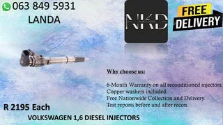 GWM 2.5 DIESEL INJECTORS FOR SALE WE SELL NEW ON EXCHANGE AND RECON