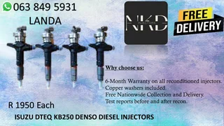 Isuzu Dteq Kb250 Diesel Injectors For Sale We Sell New On Exchange And Recon
