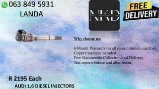 ISUZU DTEQ KB250 DIESEL INJECTORS FOR SALE WE SELL NEW ON EXCHANGE AND RECON